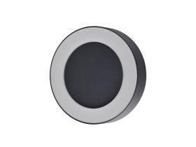 Lauko šviestuvas G.LUX Gh-602-Led-Bl, LED 12W, 210 mm, sieninis, 4000 K,  juodos spalvos