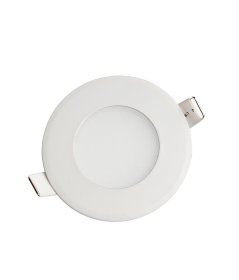 Įmontuojamas šviestuvas ORRO, panelė, įleidžiama, LED 4 W, 220-240 V, 260 lm, 3000 K, apvali, balta, 30000h, A171160118