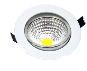 Įmontuojamas LED šviestuvas ORRO, LED 5 W, 220-240 V, 300 lm, 3000 K, apvalus, D85x55 mm, pjovimo skyle 70 mm, baltos sp.