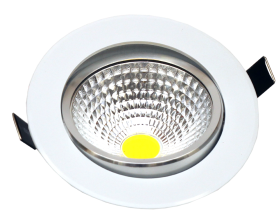 Įmontuojamas šviestuvas ORRO, LED 7 W, 220-240 V, 420 lm, 3000 K, 30.000 h, apvalus, baltas