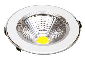 Įmontuojamas šviestuvas ORRO LED, 7 W, 220-240 V, 420 lm, 3300 K, 30.000 h, apvalus, baltas,
