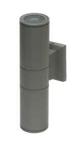 Sieninis šviestuvas ORRO K31003, Tipas: Sieninis; Lemputė: E27 (neįtraukta); Aspaugos klasė: IP54; Korpusas: Metalinis; Spalva: Pilkas;Dydis:65x115x260mm