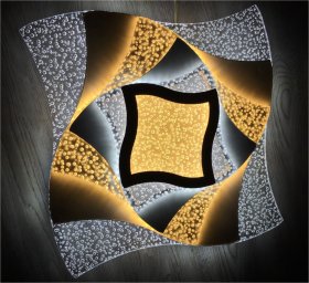 Lubinis LED šviestuvas BALTIK GAISMA K77913/500, 102 W, 3000+6000K, 230V, 7140 lm, su pultu, kvadratinis, 500 x 500 mm