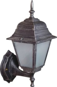 Lauko šviestuvas ORRO, 1 x 60 W, E27, IP54, 19,5 x 16 x 36,5 mm, sieninis, juodos spalvos, TLWL1612B, A170770077