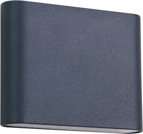 Lauko šviestuvas ORRO, 6 W LED (3 W x 2), IP54, 110 x 30 x 90 mm, sieninis, pilkos spalvos, TLWL1602, A170770079