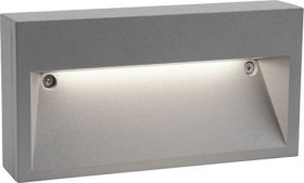 Lauko šviestuvas ORRO, 10 W LED, IP54, sieninis, pilkos spalvos, 4000 K, 650 lm, 30.000 val., 220-240 V