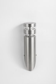 Lauko šviestuvas ORRO XH-HY007, LED 1W, sieninis, IP54, 3000K, 75x75x220 mm, nerūdijančio plieno spalvos, A170690031