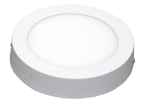 Įmontuojamas šviestuvas ORRO, panelė, paviršinė, LED 12 W, 220-240 V, 800 lm, 3000 K apvali, baltos spalvos, 30000 h