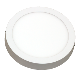 Įmontuojamas šviestuvas ORRO, panelė, paviršinė, LED 18 W, 220-240 V, 800 lm, 3000 K, apvali, baltos spalvos