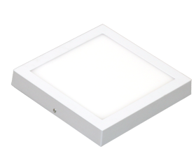 Įmontuojamas šviestuvas ORRO, panelė, paviršinė, LED 18 W, 220-240 V, 800 lm, 3000 K, kvadratinė, baltos spalvos