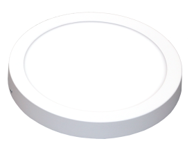 Įmontuojamas šviestuvas ORRO, panelė, paviršinė, LED 25 W, 220-240 V, 800 lm, 3000 K, apvali, baltos spalvos, 30000 h