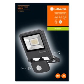 LED prožektorius LEDVANCE Endura, 20W,220-240V,4000K,1500lm,IP44,180°, 25000h, su judesio dav., antracito sp.