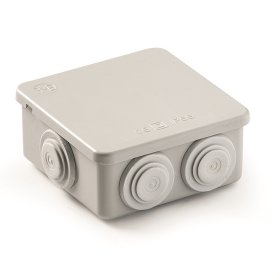 Paskirstymo dėžutė FAMATEL 3026, paviršinė, 65 x 65 x 45 mm, IP65, pilka