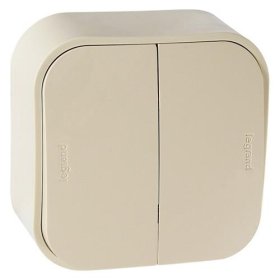 Jungiklis LEGRAND 782432, FORIX, 2 kl., pavirš., baltos sp., 10AX, IP20