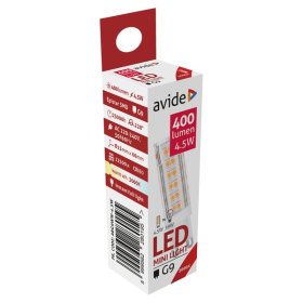 LED lemputė AVIDE, 4.2W, G9, WW, 3000K, 220-240V, 450 lm.