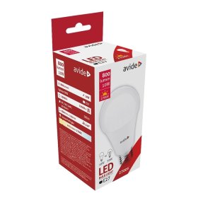LED lempa AVIDE At-4094, 10W (=59W/75W), E27 A60, WW, 2700K, 220-240V, 800-1055 lm, 25.000 val.