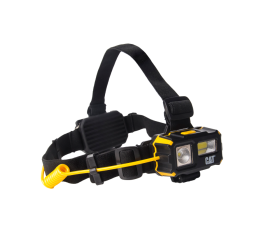 LED žibintuvėlis CAT CT4205, ant galvos, 220/110 lm, 40 m, 3 x AAA, nepertraukiamai gali šviesti iki 5 val., 4 režimai, patvarus ABS korpusas