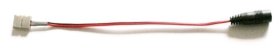 Šviesos diodų juostos jungiamoji detalė su laidu AVIDE 3528, 8 mm, DC, 12/24V