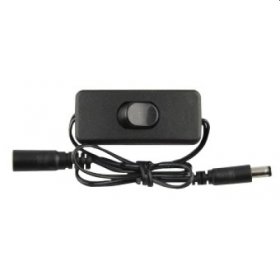 Šviesos diodų juostos jungiklis su laidu AVIDE Dc, IP20, DC, 12V, 53 cm ilgio