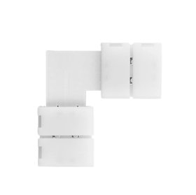 Šviesos diodų juostos jungiamoji detalė AVIDE 3528, 12/24V, L formos, 2vnt.