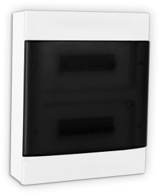 Automatinių išjungiklių skydelis LEGRAND 135212, PLACTIBOX S 24 modulių, paviršinis, baltas, kompl. su kontakt. kaladėlėmis nuliui ir įž., IP40