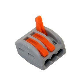 Jungtis laidams COMMEL 365-452, 0,08-2,5(4) mm, 32 A, 250V/4kV, 3 laidų, universali, 10 vnt.