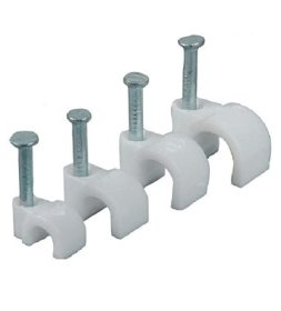 Laikiklis kabeliui SASSIN, 100 vnt. 3SR-7 mm, apvalus, 02904