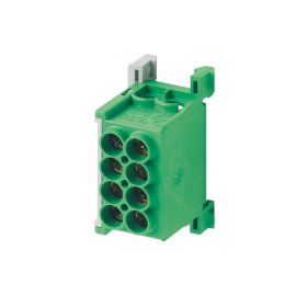 Paskirstymo gnybtas MOREK MAG1250G32, MAG25-2,  4 x 25 mm², žalios spalvos