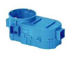 Montažinė dėžutė SIMET, SE2x60, 60 mm, g/k, nepalaiko degimo, IP20, mėlynos spalvos