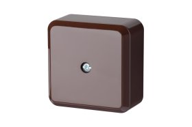 Paskirstymo dėžutė LIREGUS Pmd, paviršinė, 60 x 60 mm, rudos spalvos, 60x60R