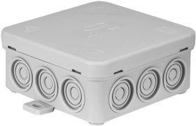 Paskirstymo dėžutė SIMET N6, paviršinė, 85 x 85 x 39 mm, IP54, pilka