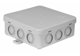 Paskirstymo dėžutė SIMET N7, paviršinė, 100 x 100 x 39 mm, IP54, pilka