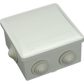 Paskirstymo dėžutė S-BOX Sbox, paviršinė, 80 x 80 x 40 mm, guma, IP44