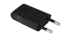 Kištukas be įž. COMMEL 11074S, plokščias, juodos sp., 2,5A 250V, 290-602