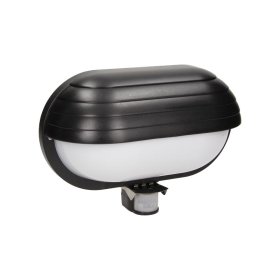 Sieninis šviestuvas ORNO Fixture, 60W, su judesio dav., 180°, IP44, juodos sp., OR-OP-304BE27ZMR, 02125S