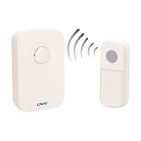 Skambutis ORNO Fado Dc, 75m, bevielis, baltos sp., OR-DB-KF-134