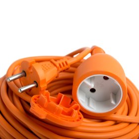 Kištukinis lizdas ir kištukas ELECTRALINE CARAVAN, lizdas 16A, kištukas CEE, 3 x 1,5 mm² 30 cm ilgio laidas, 1618