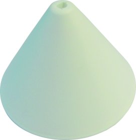 Lempos dangtelis ELECTRALINE, 110 mm skersmens, plastikinis, baltos sp., 71612S