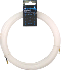 Viela kabeliams traukti ELECTRALINE, 20 m, storis 3 mm, baltos spalvos, 61052