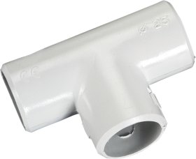 Instaliacinio vamzdžio jungtis ELECTRALINE, 20 mm, T formos, pilkos sp., 80692