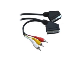 Laidas SCART/SCART 3RCA Video/Audio Stereo Out ,