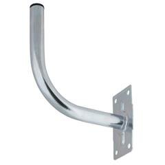 Antenos laikiklis DPM WS-22380, L formos TV/SAT/GSM antenoms, vamzdžio skersmuo 25 mm, matmenys: 180 x 180 mm