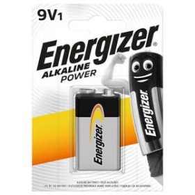 Maitinimo elementai ENERGIZER, 1 vnt., 9 V, 6LR61, BEAB5-6LR61