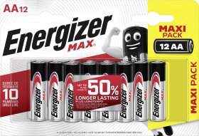 Maitinimo elementai ENERGIZER Max Alkaline, 12 vnt., AA LR6