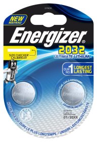 Maitinimo elementai ENERGIZER Ultimate Lithium Performance, 2 vnt., CR2032, BP2