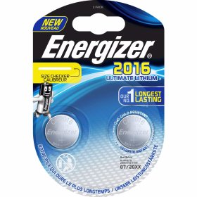 Maitinimo elementai ENERGIZER Ultimate Lithium Performance, 2 vnt., CR2016, BP2