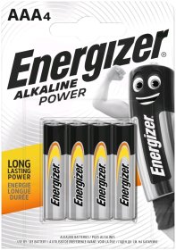 Maitinimo elementai ENERGIZER, 4 vnt., AAA, LR03 BEAB2-MN2400