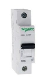 Automatinis išjungiklis SCHNEIDER, 1P, 16 A, 6 kA, K60N, C, 16-4-A9K02116