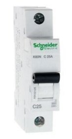 Automatinis išjungiklis SCHNEIDER, 1P, 25 A, 6 kA, K60N, C, 16-4-A9K02125