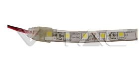 Šviesos diodų juosta V-TAC 7-18-2149, LED 5m, 9,6W/m, 60LED/m, IP65, 3000K, 12V, 840lm/m, SMD5050